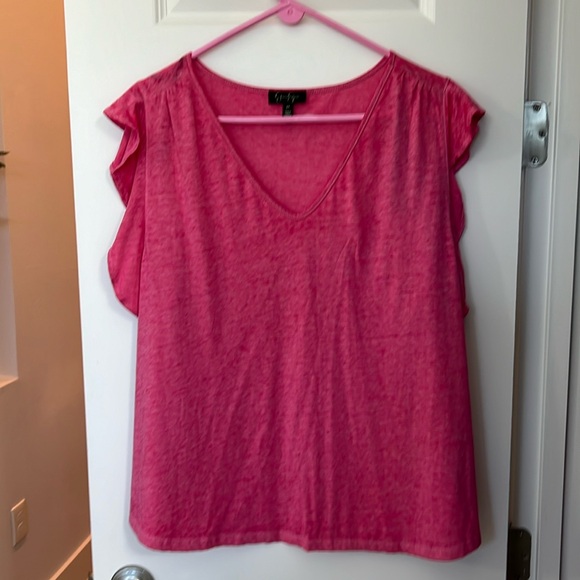 Jessica Simpson Tops - Women’s plus size tshirt with flutter sleeve Jessica Simpson